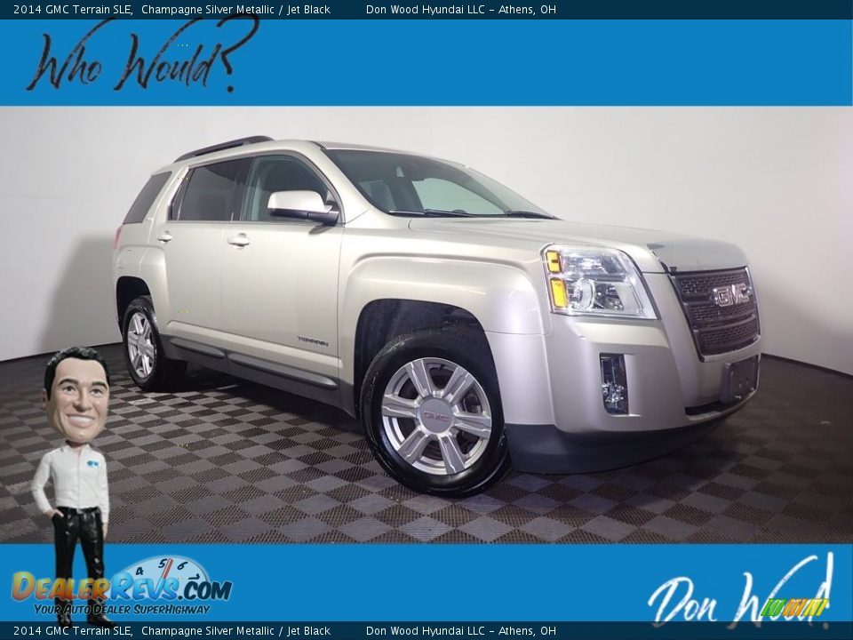 2014 GMC Terrain SLE Champagne Silver Metallic / Jet Black Photo #1