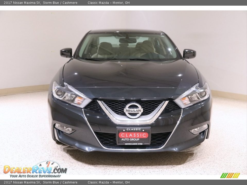 2017 Nissan Maxima SV Storm Blue / Cashmere Photo #2