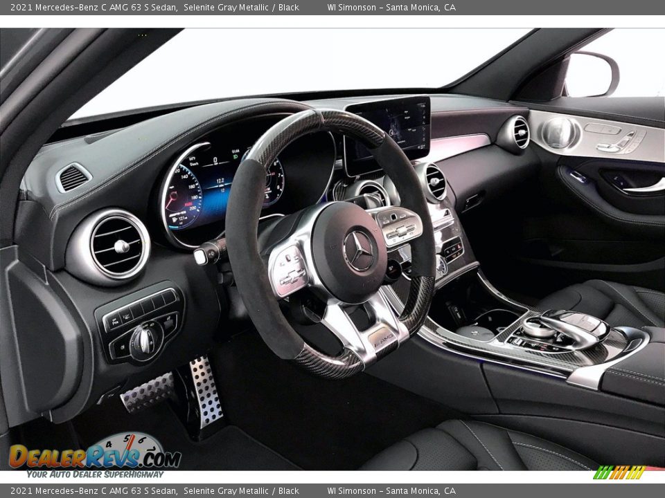 2021 Mercedes-Benz C AMG 63 S Sedan Selenite Gray Metallic / Black Photo #4