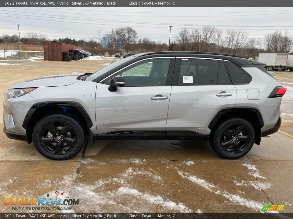 2021 Toyota RAV4 XSE AWD Hybrid Silver Sky Metallic / Black Photo #1