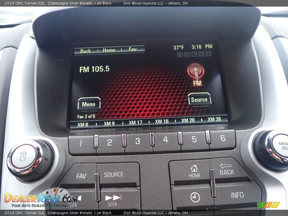 2014 GMC Terrain SLE Champagne Silver Metallic / Jet Black Photo #26