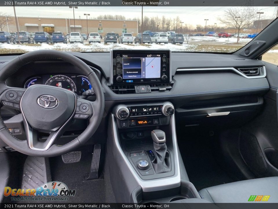 2021 Toyota RAV4 XSE AWD Hybrid Silver Sky Metallic / Black Photo #4