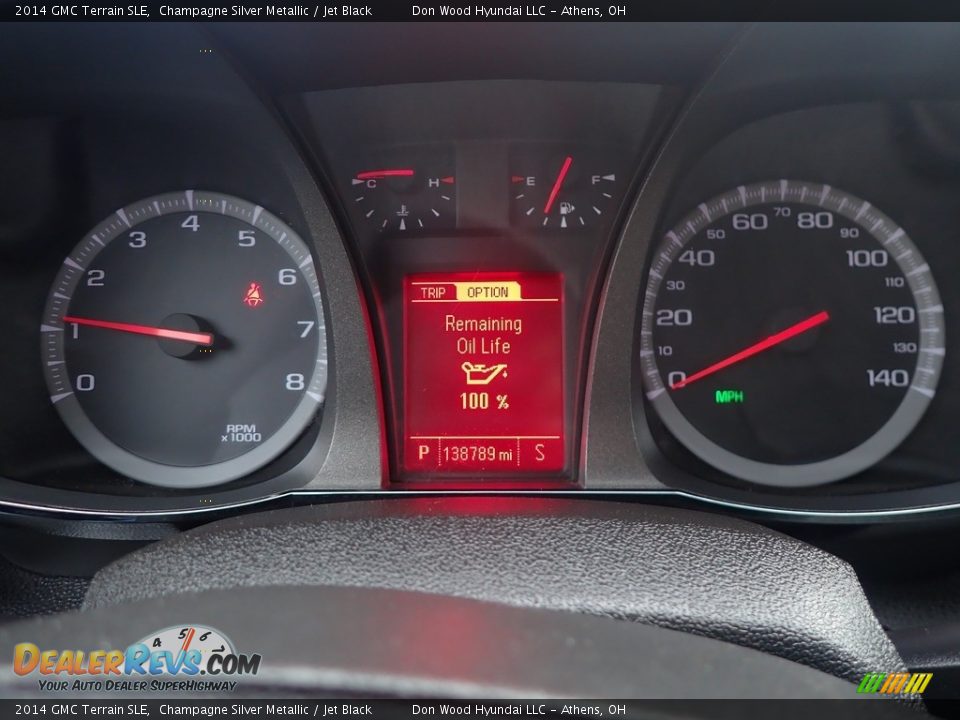 2014 GMC Terrain SLE Champagne Silver Metallic / Jet Black Photo #28