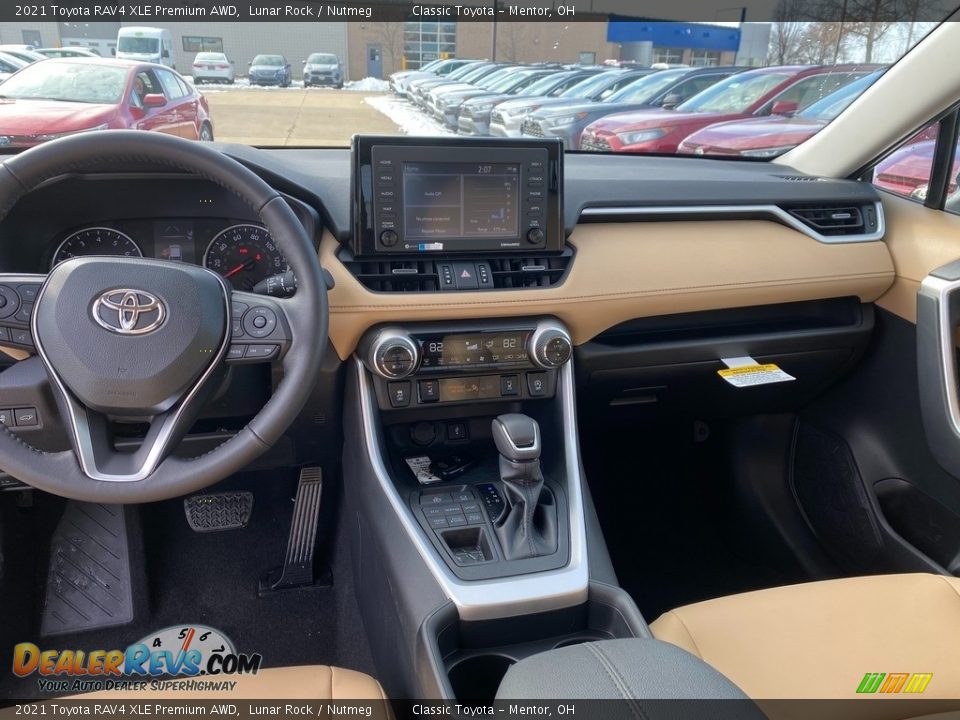 2021 Toyota RAV4 XLE Premium AWD Lunar Rock / Nutmeg Photo #4
