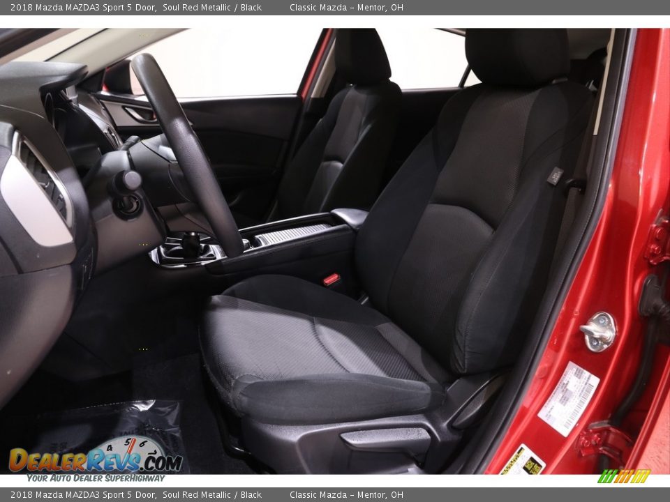 2018 Mazda MAZDA3 Sport 5 Door Soul Red Metallic / Black Photo #5