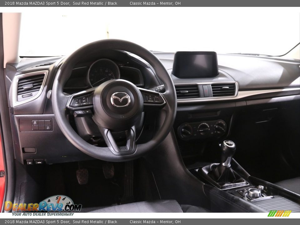 2018 Mazda MAZDA3 Sport 5 Door Soul Red Metallic / Black Photo #6