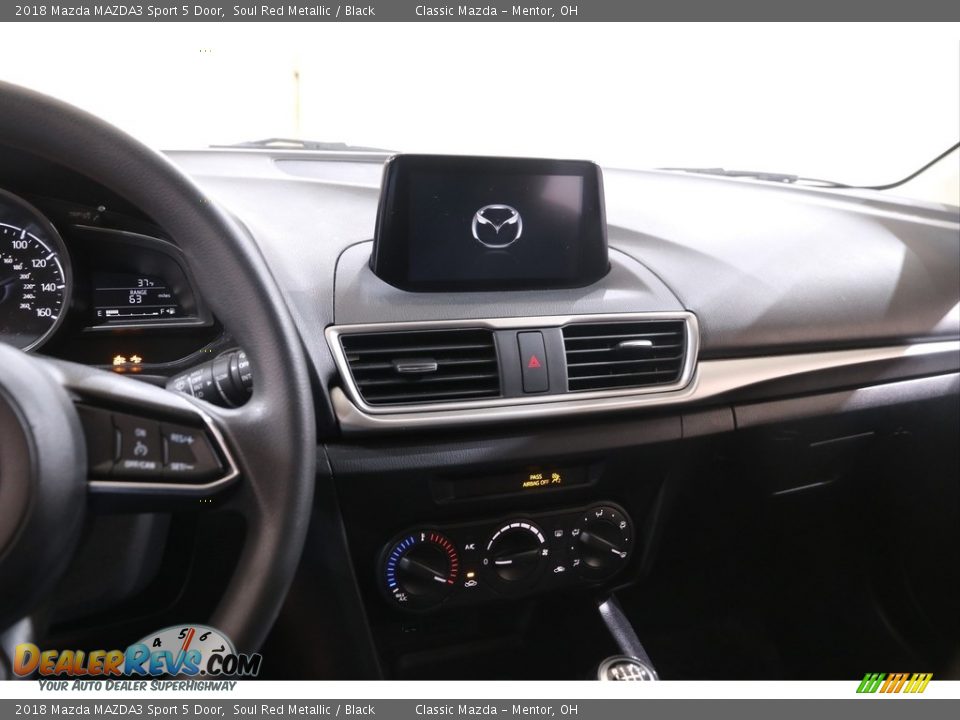 2018 Mazda MAZDA3 Sport 5 Door Soul Red Metallic / Black Photo #9