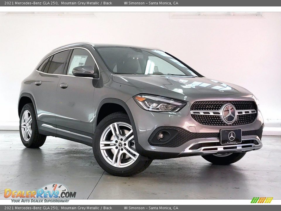 2021 Mercedes-Benz GLA 250 Mountain Grey Metallic / Black Photo #12