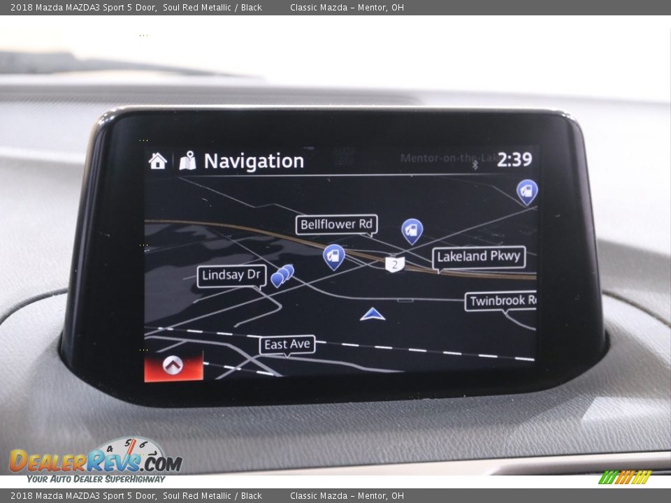 2018 Mazda MAZDA3 Sport 5 Door Soul Red Metallic / Black Photo #10