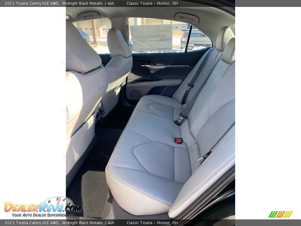 2021 Toyota Camry XLE AWD Midnight Black Metallic / Ash Photo #3
