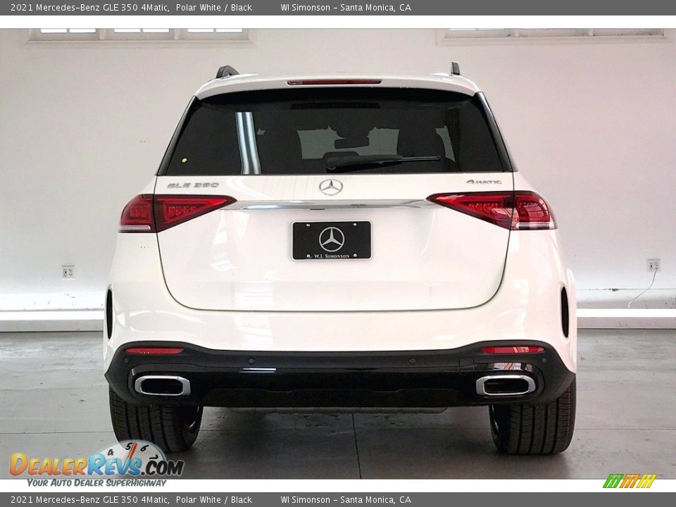 2021 Mercedes-Benz GLE 350 4Matic Polar White / Black Photo #3