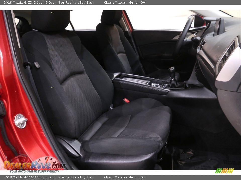2018 Mazda MAZDA3 Sport 5 Door Soul Red Metallic / Black Photo #15