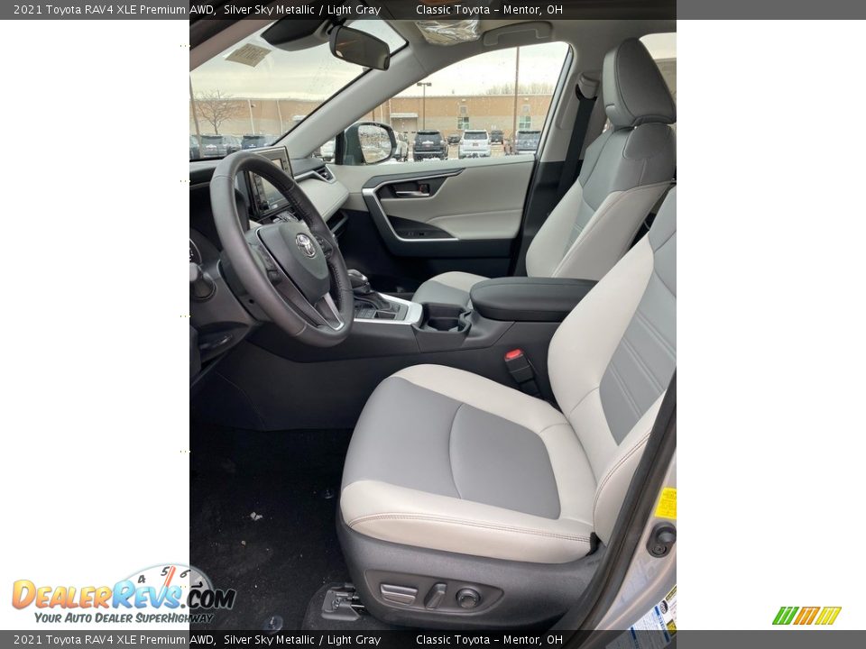 2021 Toyota RAV4 XLE Premium AWD Silver Sky Metallic / Light Gray Photo #2