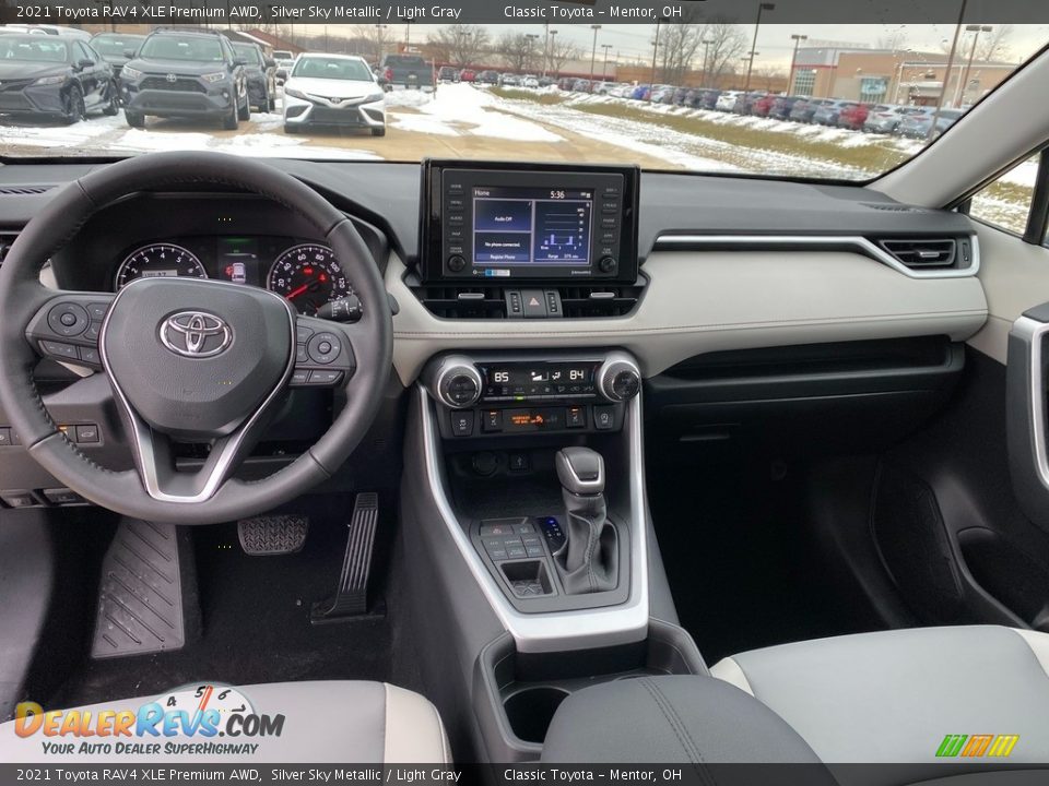 2021 Toyota RAV4 XLE Premium AWD Silver Sky Metallic / Light Gray Photo #4