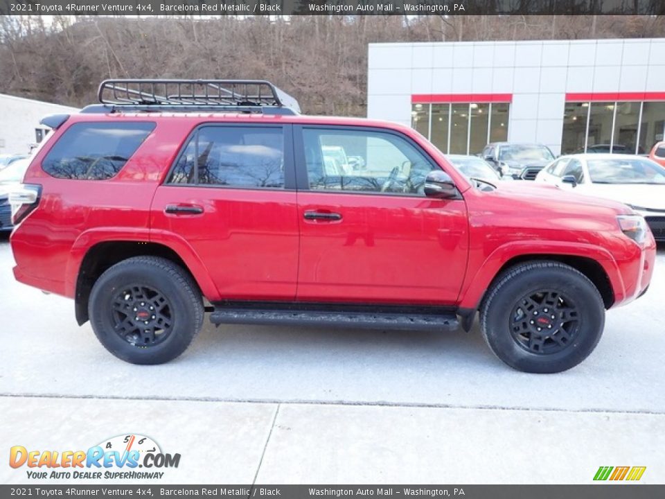 2021 Toyota 4Runner Venture 4x4 Barcelona Red Metallic / Black Photo #2