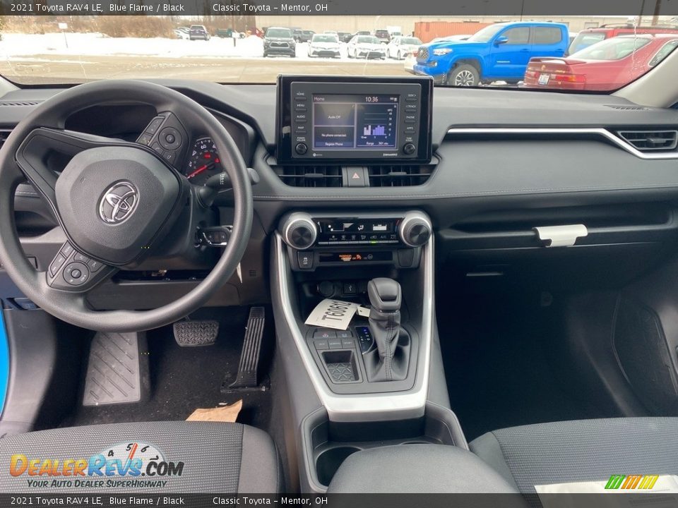 2021 Toyota RAV4 LE Blue Flame / Black Photo #4