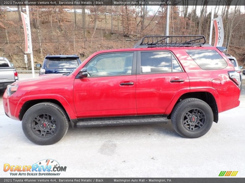 2021 Toyota 4Runner Venture 4x4 Barcelona Red Metallic / Black Photo #7