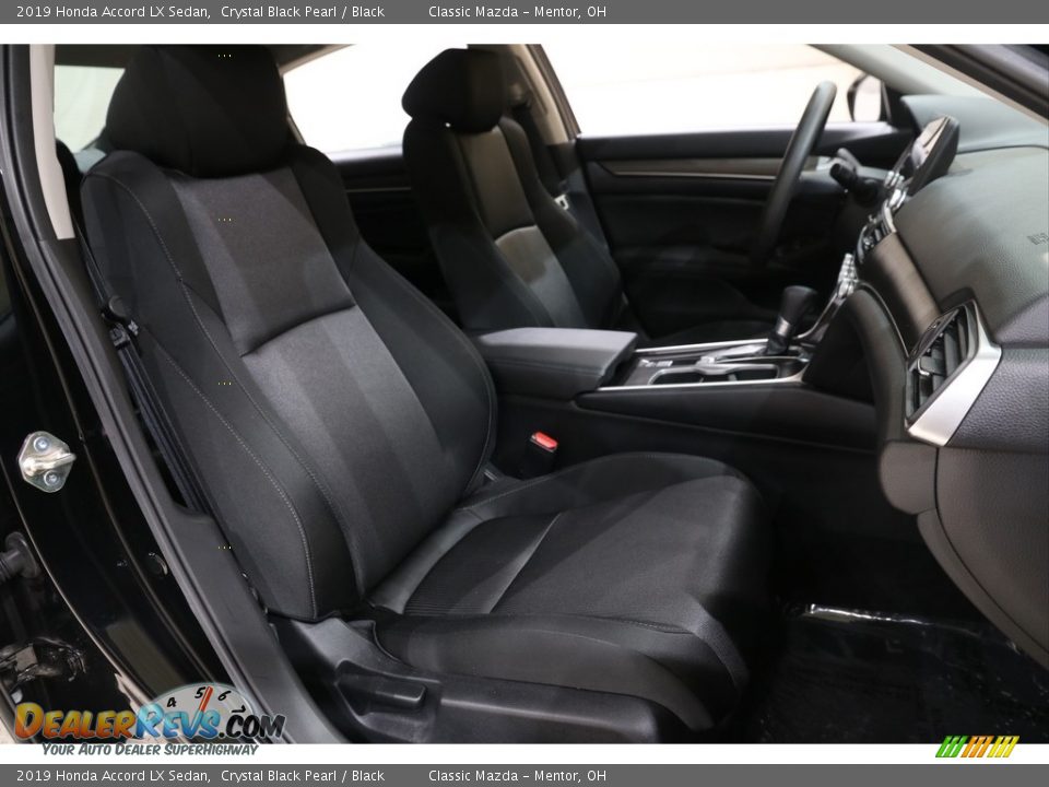 2019 Honda Accord LX Sedan Crystal Black Pearl / Black Photo #15
