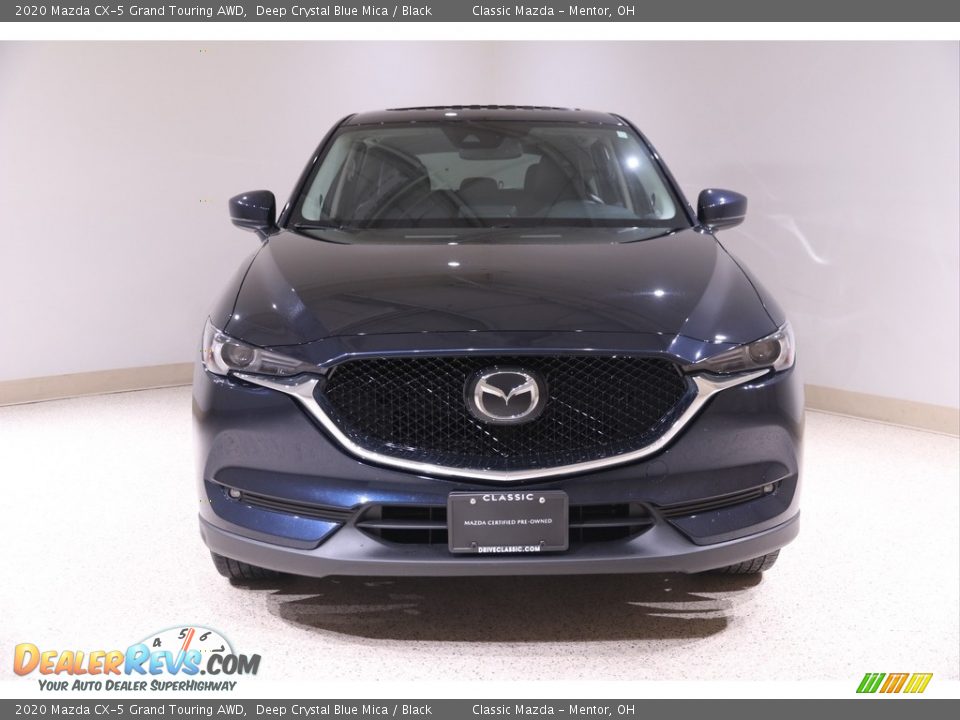 2020 Mazda CX-5 Grand Touring AWD Deep Crystal Blue Mica / Black Photo #2