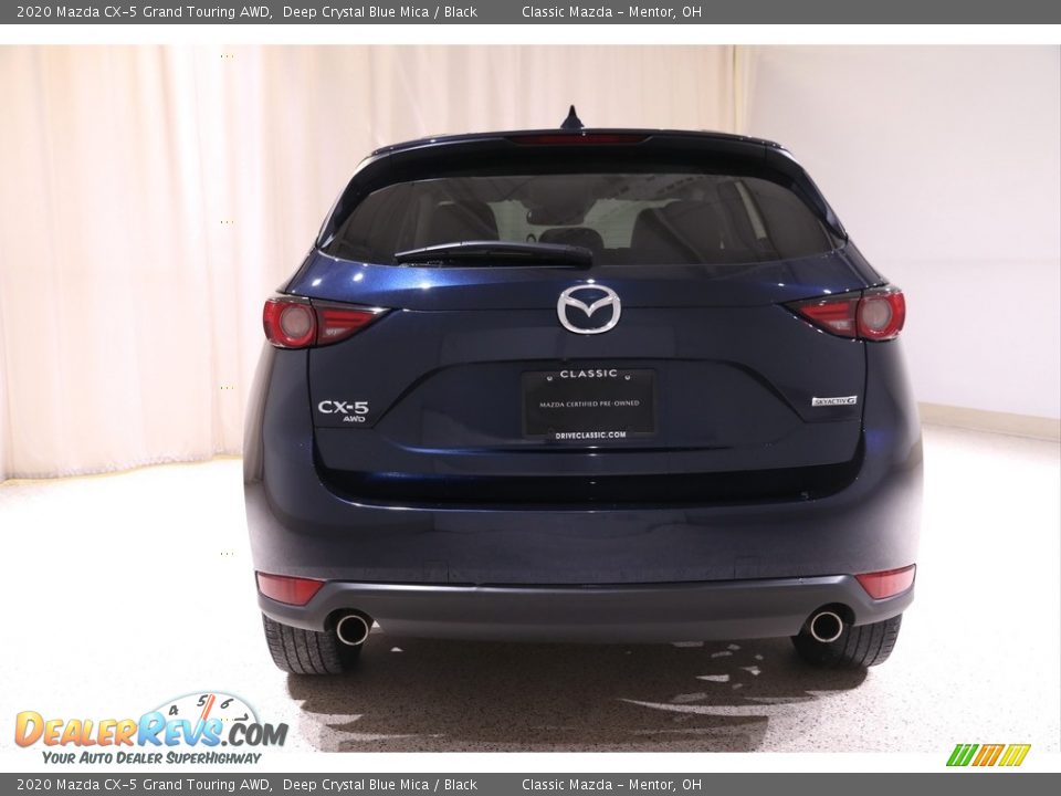 2020 Mazda CX-5 Grand Touring AWD Deep Crystal Blue Mica / Black Photo #19