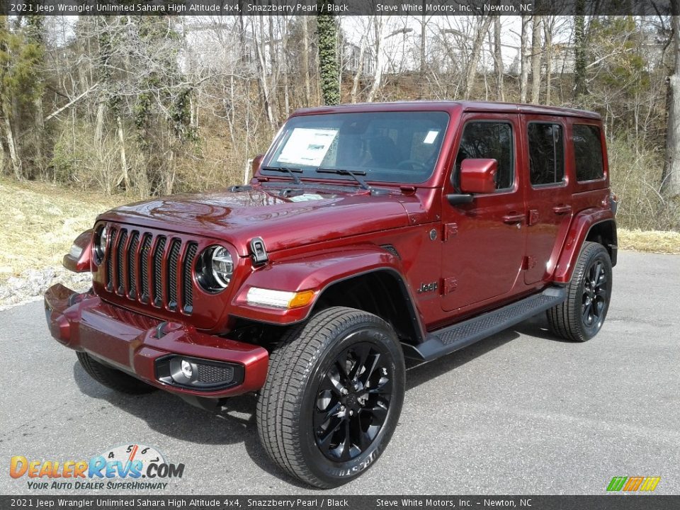 2021 Jeep Wrangler Unlimited Sahara High Altitude 4x4 Snazzberry Pearl / Black Photo #2