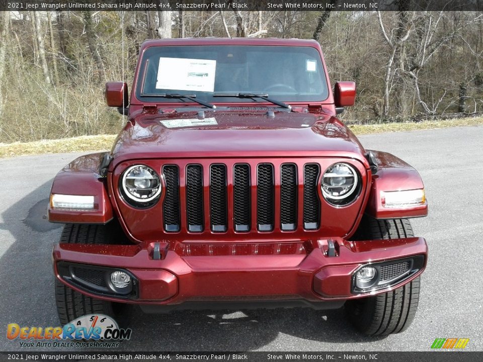 2021 Jeep Wrangler Unlimited Sahara High Altitude 4x4 Snazzberry Pearl / Black Photo #3