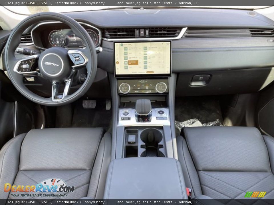 Ebony/Ebony Interior - 2021 Jaguar F-PACE P250 S Photo #5