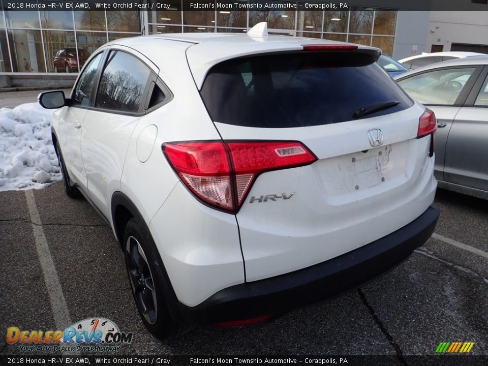 2018 Honda HR-V EX AWD White Orchid Pearl / Gray Photo #2