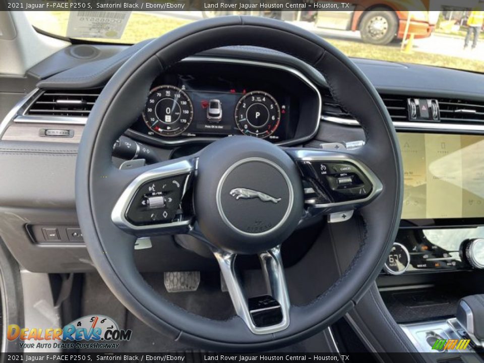 2021 Jaguar F-PACE P250 S Steering Wheel Photo #18