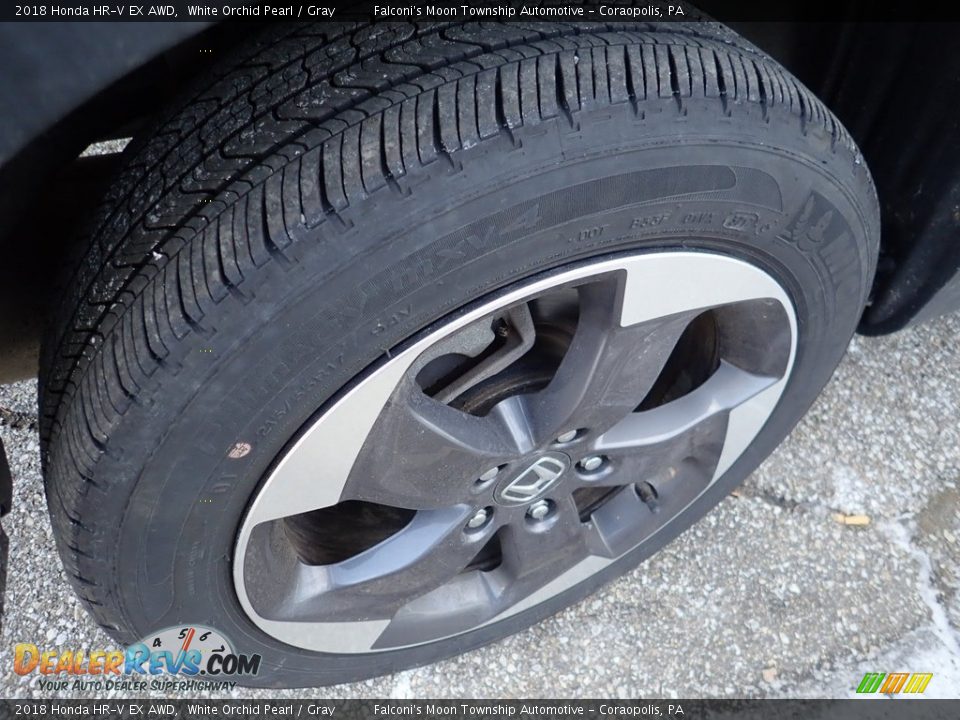 2018 Honda HR-V EX AWD White Orchid Pearl / Gray Photo #5