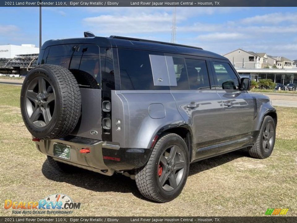 2021 Land Rover Defender 110 X Eiger Gray Metallic / Ebony Photo #3