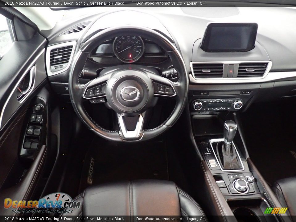 2018 Mazda MAZDA3 Touring 5 Door Sonic Silver Metallic / Black Photo #26