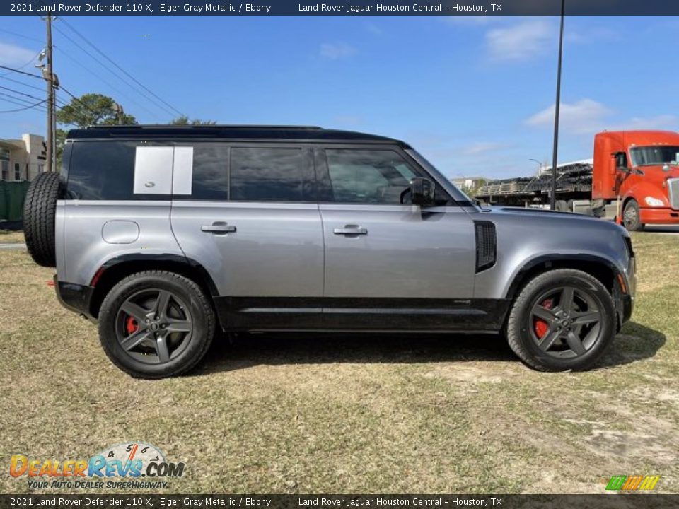 2021 Land Rover Defender 110 X Eiger Gray Metallic / Ebony Photo #8