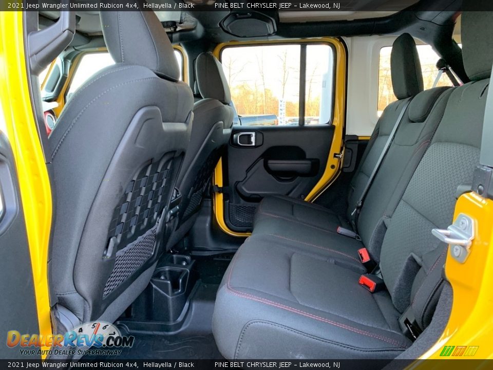 2021 Jeep Wrangler Unlimited Rubicon 4x4 Hellayella / Black Photo #9