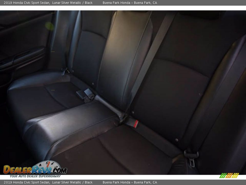 2019 Honda Civic Sport Sedan Lunar Silver Metallic / Black Photo #18