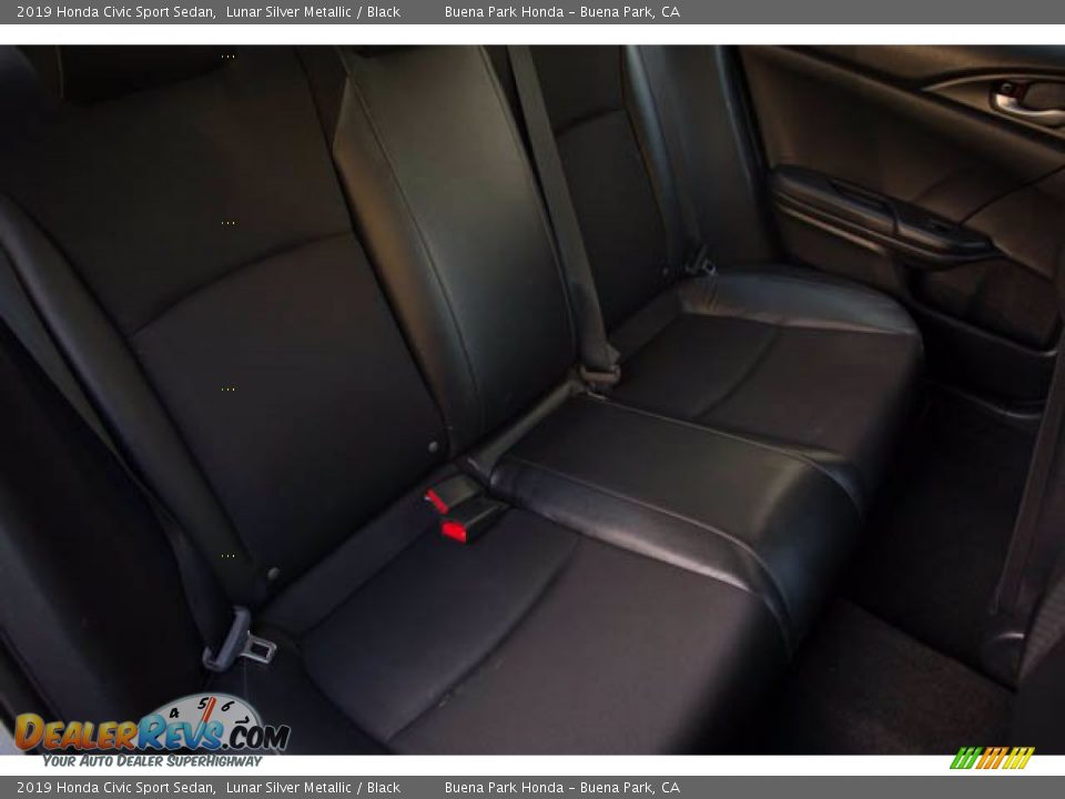 2019 Honda Civic Sport Sedan Lunar Silver Metallic / Black Photo #21