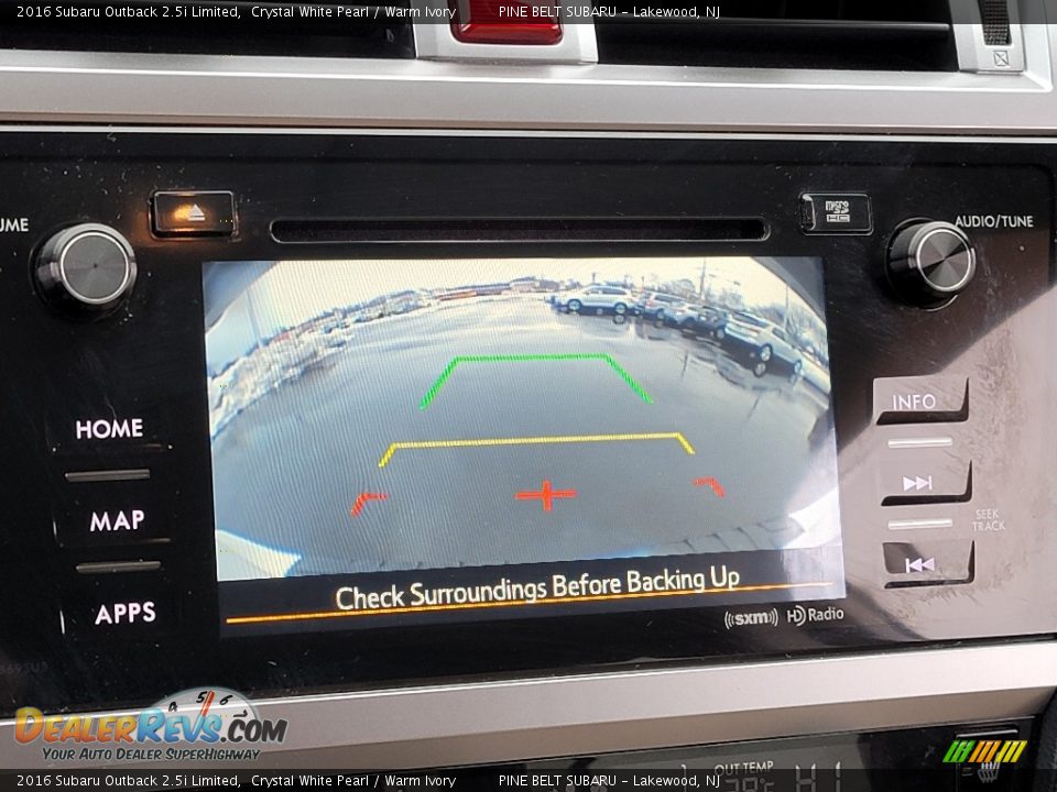 2016 Subaru Outback 2.5i Limited Crystal White Pearl / Warm Ivory Photo #7