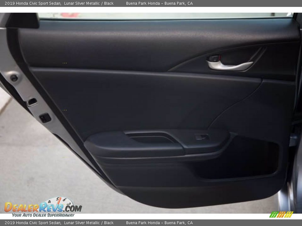 2019 Honda Civic Sport Sedan Lunar Silver Metallic / Black Photo #30