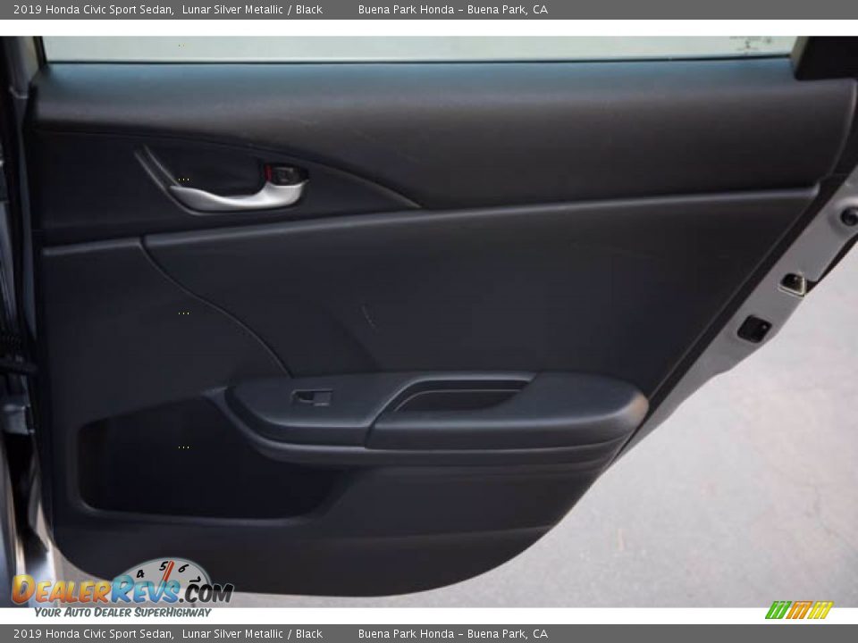 2019 Honda Civic Sport Sedan Lunar Silver Metallic / Black Photo #31