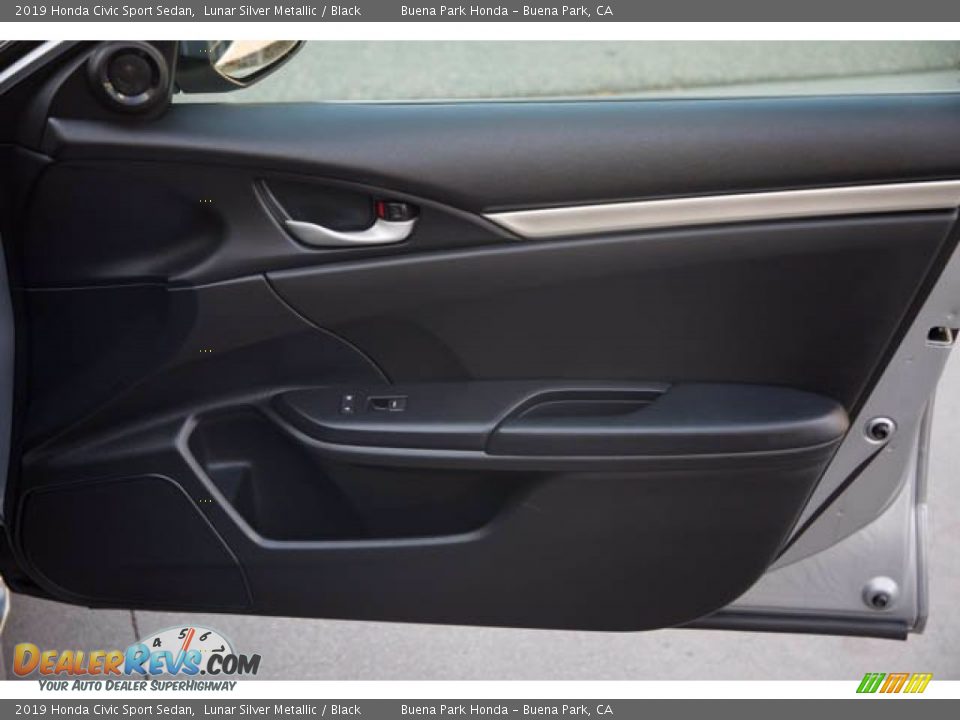 2019 Honda Civic Sport Sedan Lunar Silver Metallic / Black Photo #32