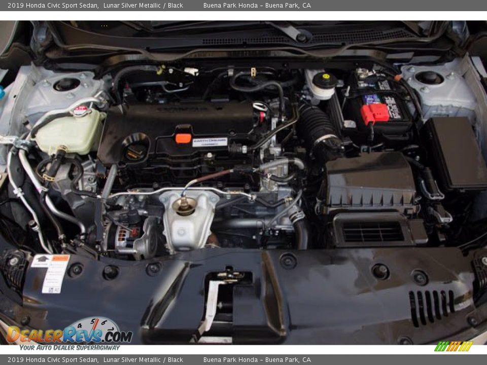 2019 Honda Civic Sport Sedan Lunar Silver Metallic / Black Photo #33