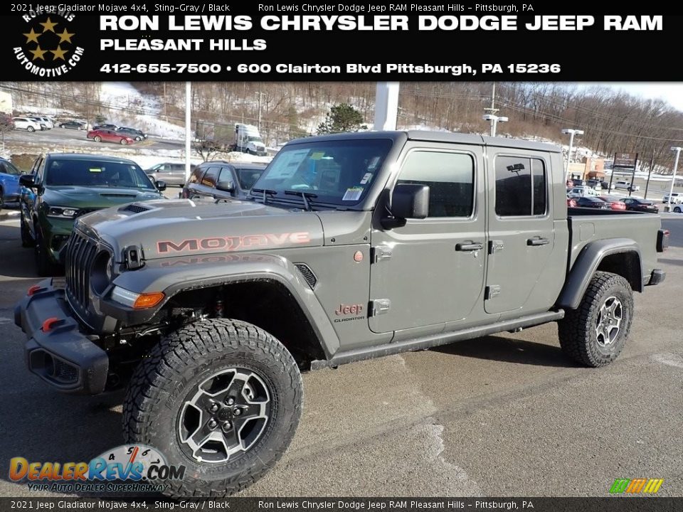 2021 Jeep Gladiator Mojave 4x4 Sting-Gray / Black Photo #1