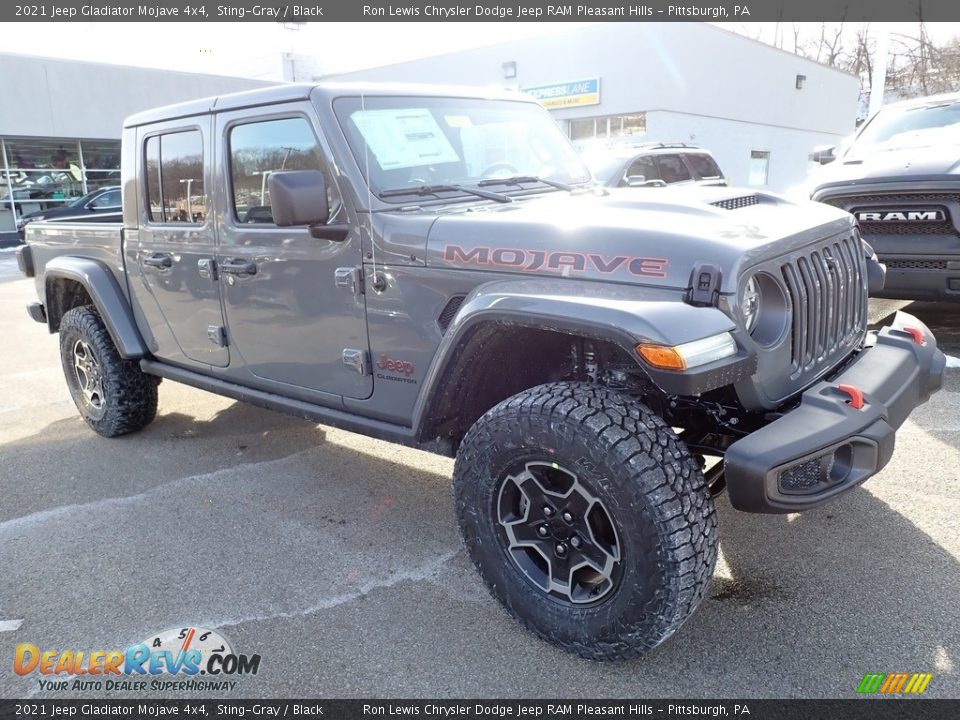 2021 Jeep Gladiator Mojave 4x4 Sting-Gray / Black Photo #7