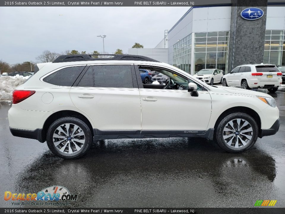 2016 Subaru Outback 2.5i Limited Crystal White Pearl / Warm Ivory Photo #23