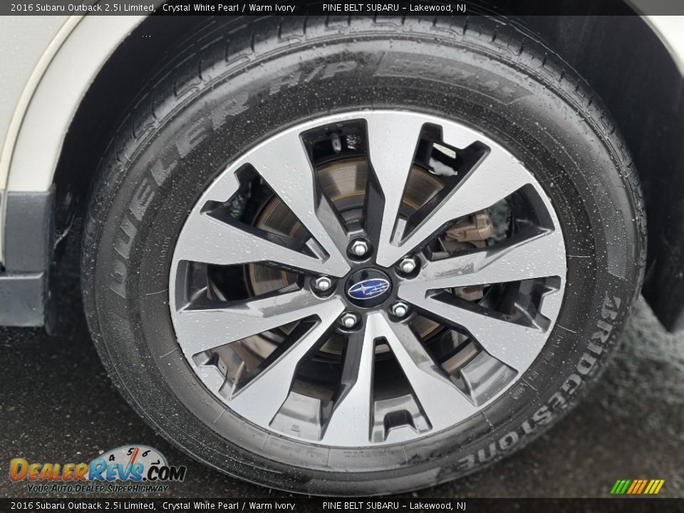 2016 Subaru Outback 2.5i Limited Crystal White Pearl / Warm Ivory Photo #32