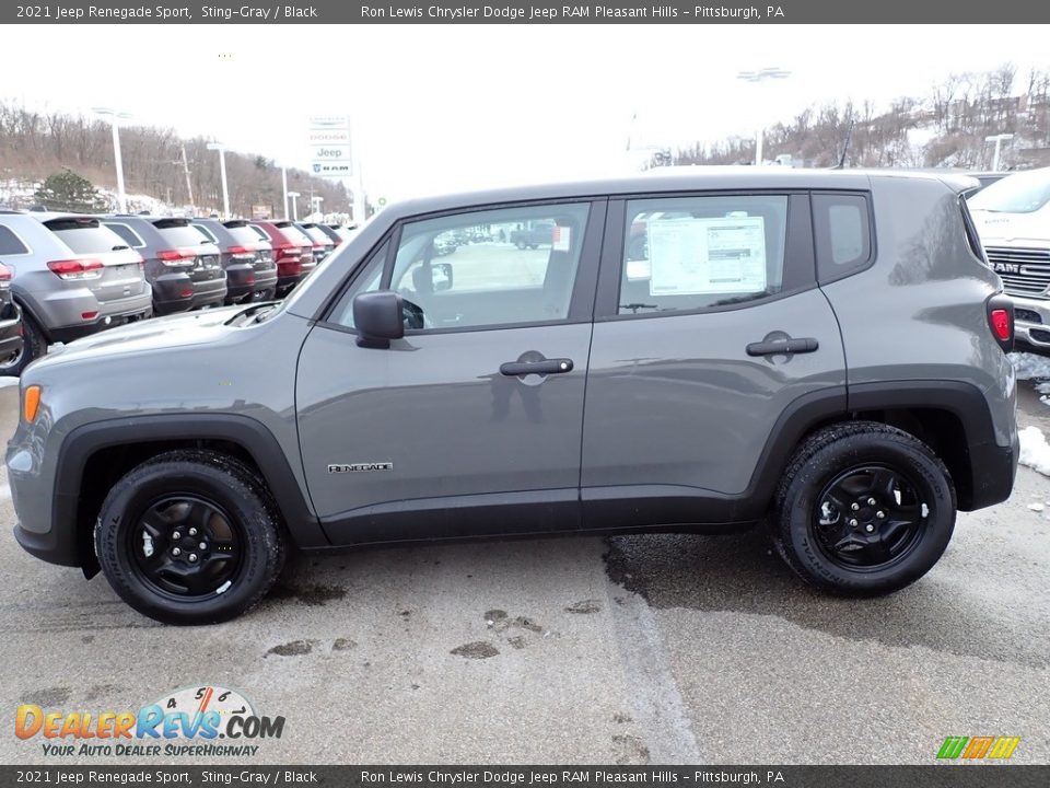 2021 Jeep Renegade Sport Sting-Gray / Black Photo #2