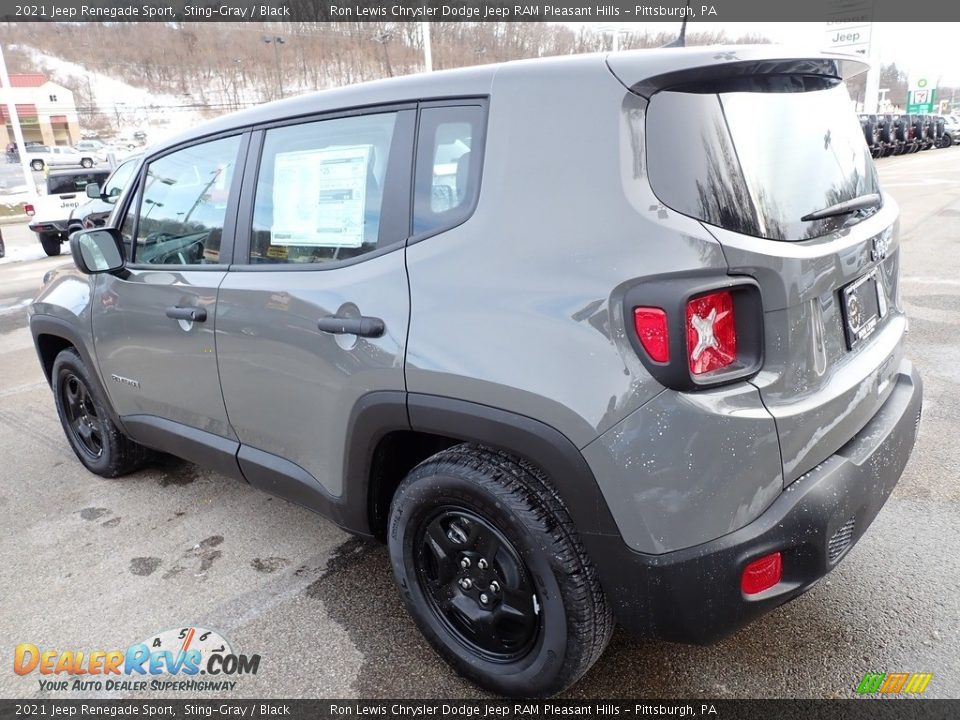 2021 Jeep Renegade Sport Sting-Gray / Black Photo #3