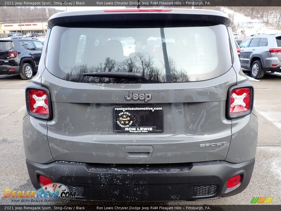 2021 Jeep Renegade Sport Sting-Gray / Black Photo #4