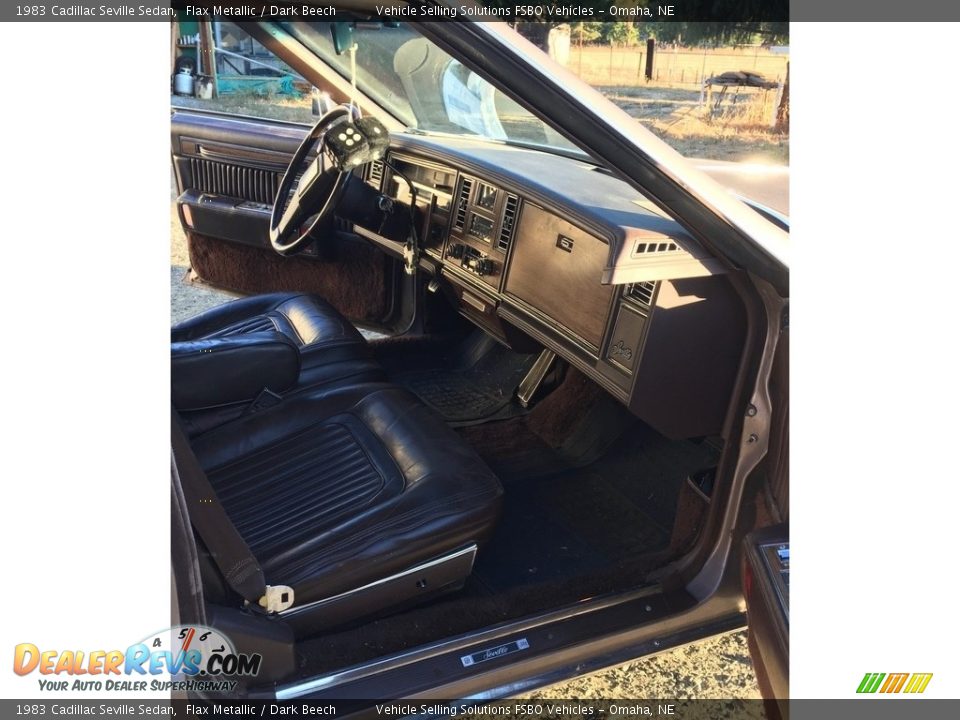 Front Seat of 1983 Cadillac Seville Sedan Photo #3