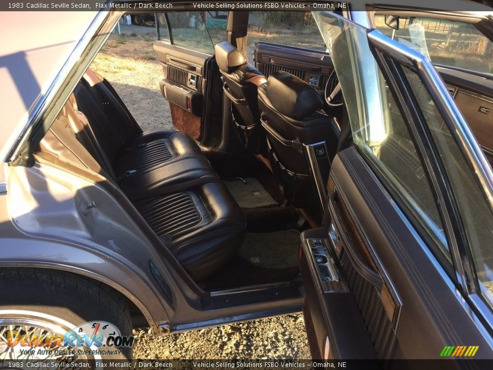 Rear Seat of 1983 Cadillac Seville Sedan Photo #4